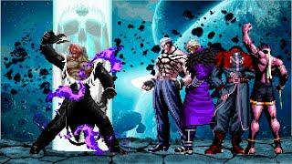 [KOF Mugen] New Final Rugal vs KOF Bosses Team