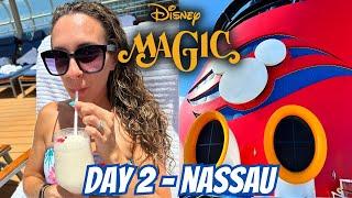 PERFECT DAY on the Disney Magic Visiting Nassau, Bahamas! | Silver Anniversary At Sea Cruise Day 2