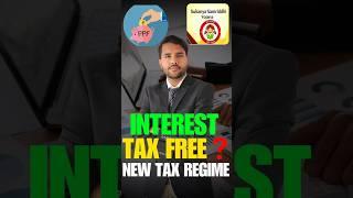 PPF और Sukanya samriddhi Yojana Interest Tax Free New Tax Regime #ppf #interest #casumitsharma
