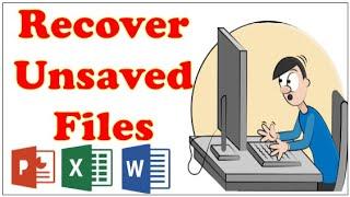Recover unsaved file ll Microsoft cool hacks ll Buffoon Sachin