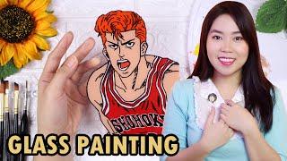 Anime Glass Painting Using Art Rangers Acrylic Paint