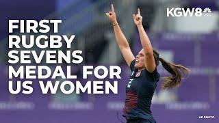 Team USA wins first ever rugby sevens medal at Paris Olympics