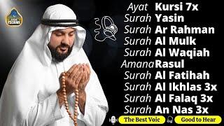 Peaceful Voice Ayat Kursi 7x, Surah Yasin, Ar Rahman, Waqiah, Al Mulk, Kahfi, Ikhlas, Falaq, An Nas