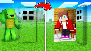 JJ Use FAKE Doors to FOOL Mikey in Minecraft (Maizen)