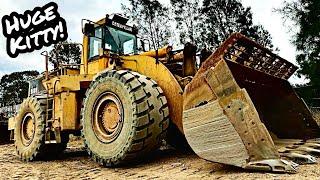 MASSIVE Old 95,000LB V8 Wheel Loader - How Will it Start & Operate?