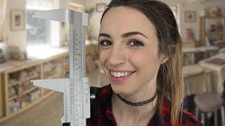 [ASMR] Art Sculptor Maps/Measures/Photographs You!