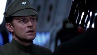 Darth Vader: "The emperor is not as forgiving as I am" (Star Wars Episode VI Opening Scene)