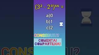 QUAL É O RESULTADO?‍ PROF GISELE RAMOS #shorts