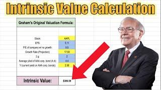 How to Calculate the Intrinsic Value of a Stock like Benjamin Graham! (Step by Step)