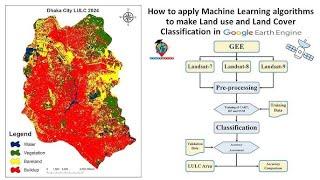 How to apply Machine Learning algorithms to make Land use and Land Cover Classification in GEE