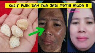 RESEP HILANGKAN FLEK DAN KERIPUT  DALAM 1 MENIT DENGAN KEMIRI/BUAH KERAS