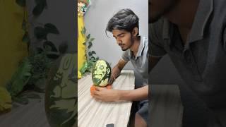 तरबूज pe Hanuman ji ki painting ll creative art's ll Hanuman ji painting ️️ #shorts #hanuman #art