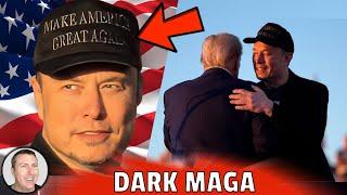 Elon Goes "DARK MAGA" - Joins Trump ON STAGE!  Media Melt Down Ensues