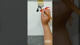 Three Little Goldfish in Ink: Quick Watercolor Techniques