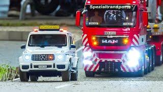 RC TRUCK PARCOURS SCALE 1/14!! FASZINATION MODELLBAU 2022 FRIEDRICHSHAFEN GERMANY, MODELLBAU-MESSE