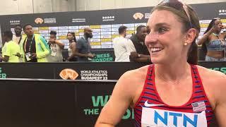 Elise Cranny doesn't know what went wront at Worlds, says she's in the shape of her life