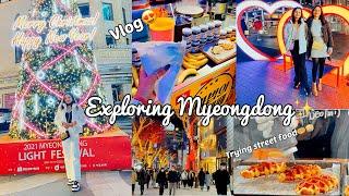 Why we couldn’t see Namsan Tower? | Exploring Myeongdong and Trying Myeongdong Street Food