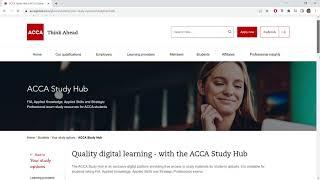 ACCA Study Hub Details...