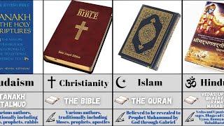 Holy Books Of All Religions | Sacred Books of Different Religions #religion #quran #bible #tarot