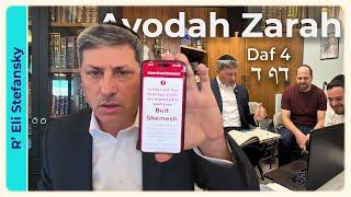 Daf Yomi Avodah Zara Daf 4 by R’ Eli Stefansky