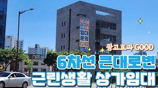 동탄상가임대 화성시 능동 6차선대로변 5층규모 신축근린생활시설 상가임대