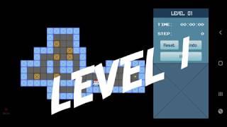 Classic Sokoban Level 1 | without UNDO | Solution 1 - 90