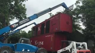 'Tiny Home' developer refurbishes shipping container