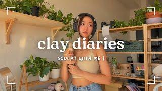 Clay with Me ⸜( *ˊᵕˋ* )⸝ polymer clay process & making a new character!