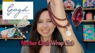 Gogh Jewelry Design Mother Earth Wrap Club - Garnet Bracelet Wrap for April