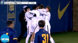 Full OT, golden goal in Pitt vs. Kansas City NCAA men's third round