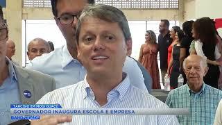 Governo de SP inaugura escola e empresa em Mogi Guaçu