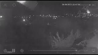 [CCTV] The arrival of shelling during night in the region if Dnipro.