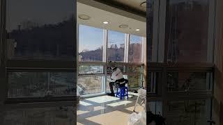 성남시 관공서 3M 단열필름 1일차 작업