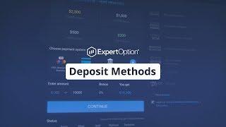 Deposit Methods | Trading Education | ExpertOption