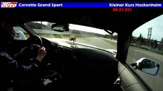 Corvette Grand Sport Hockenheim Onboard Test sport auto Kleiner Kurs Rundenzeit