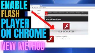 How to Enable Adobe Flash Player on Chrome 2024 | Easy