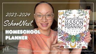 HOMESCHOOL PLANNER 23-24 | SCHOOLNEST MINIMALIST LESSON PLANNER FLIP THROUGH