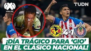 ¡Trágica goleada! El día que Briseño lesionó a Giovani dos Santos | América 4-1 Chivas AP-19 | TUDN