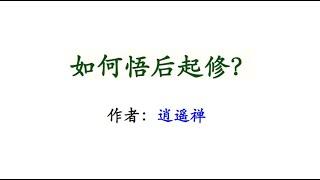 逍遥禅：如何悟后起修？
