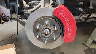 Silverado pads and rotors resurface / turn @Vassmotorsports #trending #viral #viralvideo