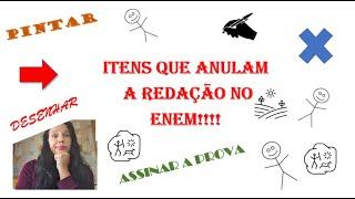 REDAÇÃO do ENEM - dicas para não anular a sua redação.
