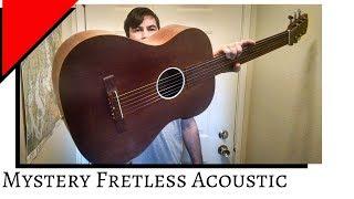 German made mystery? fretless acoustic guitar