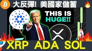 大插!美國家儲蓄(Part 1/4)XRP ADA SOL ETH BTC美國家儲蓄 ] Patreon優先 #BTC #bitcoin #比特幣 3 March 2025