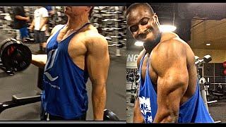 @flexforall & @adedamolisher killing CHEST, SHOULDERS, BACK, ARMS