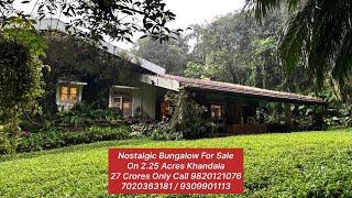 Nostalgic Bungalow For Sale In Lonavala @yopropertyexplorer