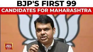 BJP Releases First List of 99 Candidates for Maharashtra Elections | India Today