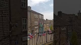 Haworth main street (The Black Bull inn) (17.06.22) #shorts