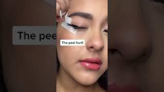 Trying tape eyeliner hack