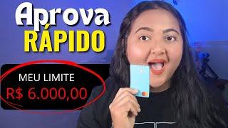 CHEGOU! NOVO CARTÃO DE CREDITO APROVA LIMITÃO NA HORA!