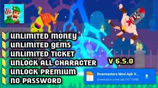 Bowmasters Mod Menu v6.5.0 Apk 2024 - Unlock All Characters & Unlimited Money